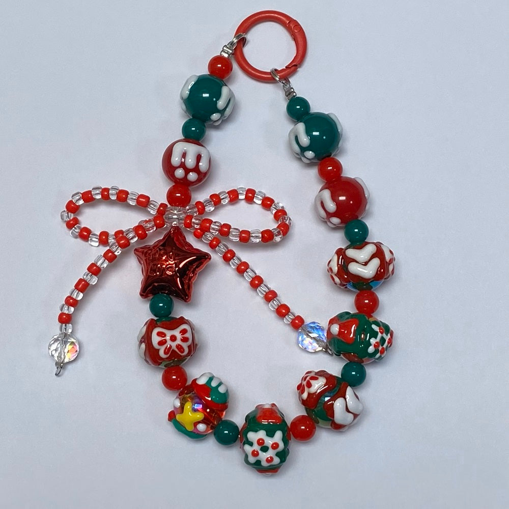 DIY Handmade Beaded Phone Charms - Japanese & Korean Light Luxury Boutique | Trendy Phone Chain & Bag Accessory | Perfect Gift for Girlfriends, Moms, and Holiday Occasions