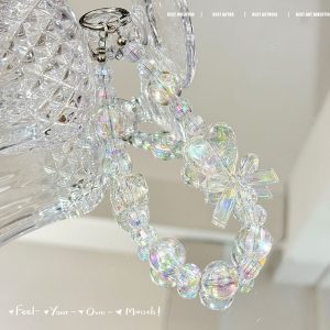 2025 DIY Handmade Beaded Phone Charms – Japanese & Korean Light Luxury Boutique | Trendy Phone Chain & Bag Accessory | Perfect Gift for Girlfriends, Moms, and Holiday Occasions