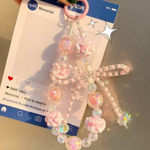 2025 DIY Handmade Beaded Phone Charms – Japanese & Korean Light Luxury Boutique | Trendy Phone Chain & Bag Accessory | Perfect Gift for Girlfriends, Moms, and Holiday Occasions