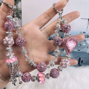 2025 DIY Handmade Beaded Phone Charms – Japanese & Korean Light Luxury Boutique | Trendy Phone Chain & Bag Accessory | Perfect Gift for Girlfriends, Moms, and Holiday Occasions