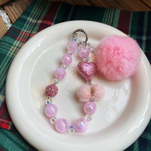 2025 DIY Handmade Beaded Phone Charms – Japanese & Korean Light Luxury Boutique | Trendy Phone Chain & Bag Accessory | Perfect Gift for Girlfriends, Moms, and Holiday Occasions